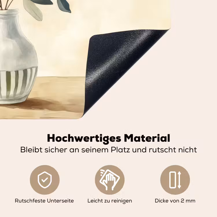 Vaas - Keramiek - Olijftakken Inductie beschemer met haakjes klein -ky-onderkant-de