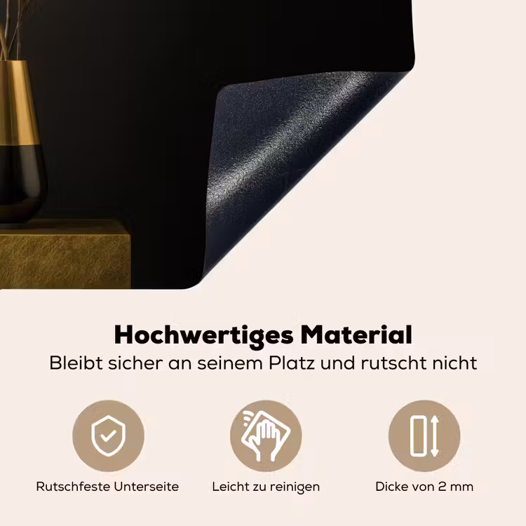 Sierlijk - Boeket - Goud - Vaas Inductie beschemer met haakjes klein -ky-onderkant-de