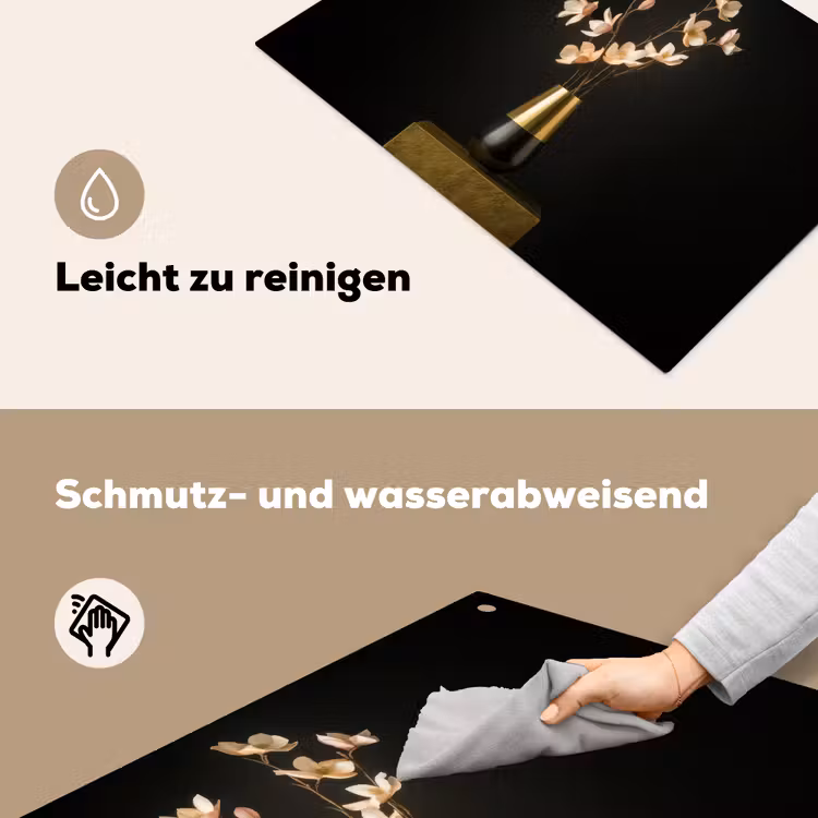 Sierlijk - Boeket - Goud - Vaas Inductie beschemer met haakjes klein -ky-schoon-de