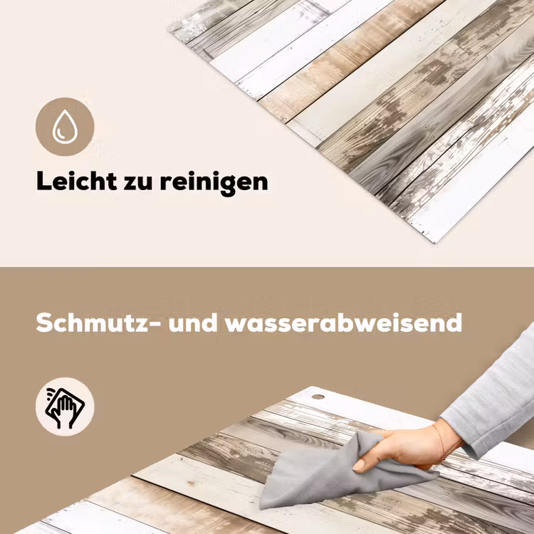 Verweerd Houten Planken Inductie beschemer met haakjes middel -ky-schoon-de