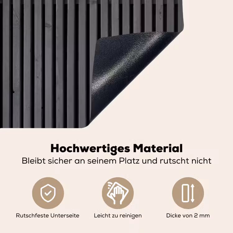 Vintage - Plank - Hout - Grijs Inductie beschemer met haakjes klein -ky-onderkant-de