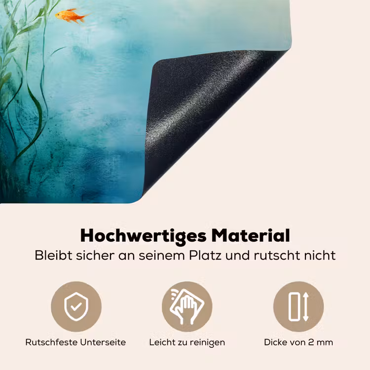 Waterplanten - Vissen - Kleurrijk - Water Inductie beschemer met haakjes klein -ky-onderkant-de