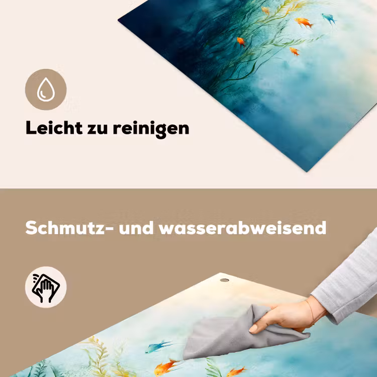 Waterplanten - Vissen - Kleurrijk - Water Inductie beschemer met haakjes klein -ky-schoon-de