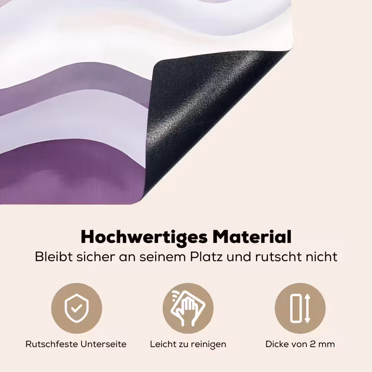 Golven - Heuvels - Abstract - Paars Inductie beschemer met haakjes klein -ky-onderkant-de