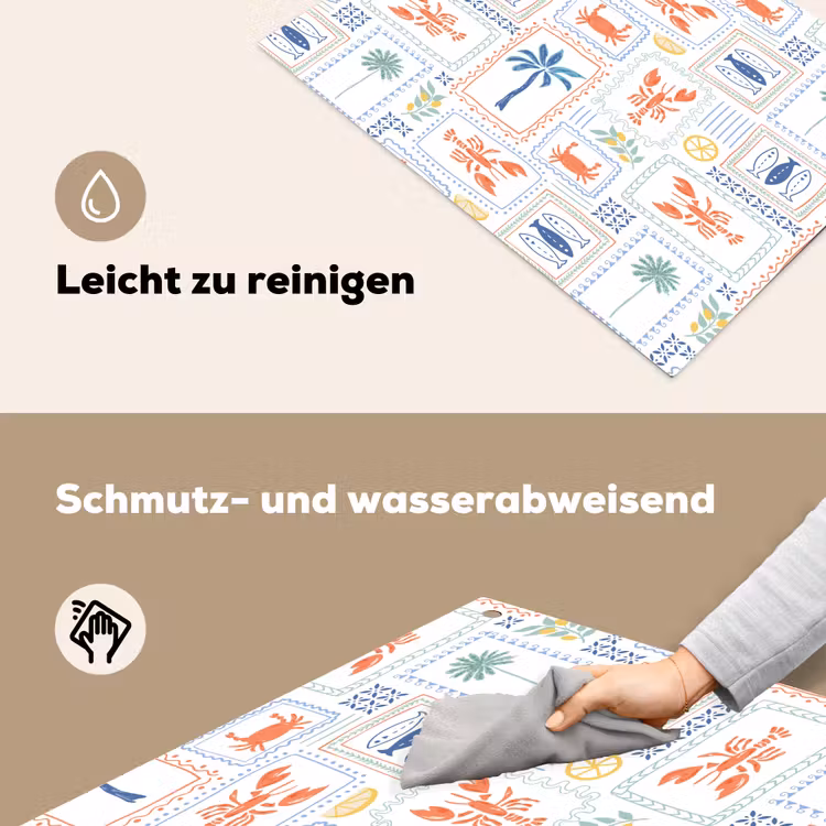 Italiaans - Zee - Sfeer - Krab - Multi Inductie beschemer met haakjes klein 777 -ky-schoon-de
