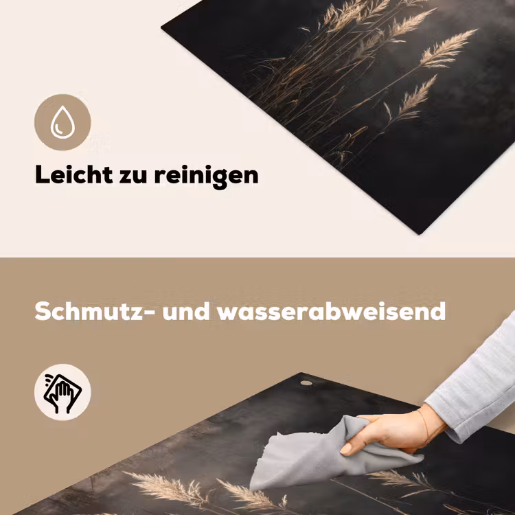 Siergras - Pluimen - Verlichting - Zwart Inductie beschemer met haakjes middel -ky-schoon-de