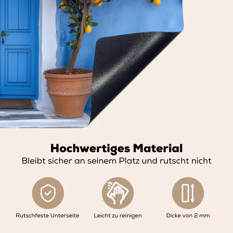 Citroenbomen - Geel - Deur - Potten Inductie beschemer met haakjes klein -ky-onderkant-de