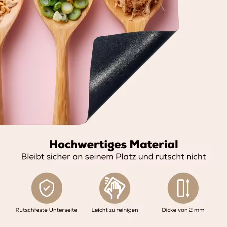 Ingrediënten - Lepels - Hout - Roze Inductie beschemer met haakjes klein -ky-onderkant-de