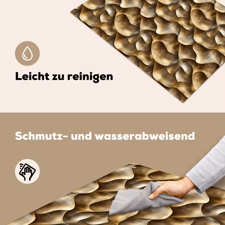 Abstract - Antiek - Goud Inductie beschemer met haakjes klein 777 -ky-schoon-de