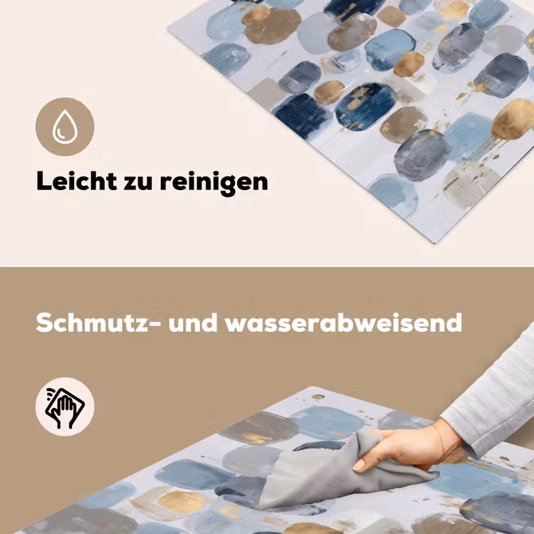 Abstract - Goud - Vormen Inductie beschemer met haakjes klein -ky-schoon-de