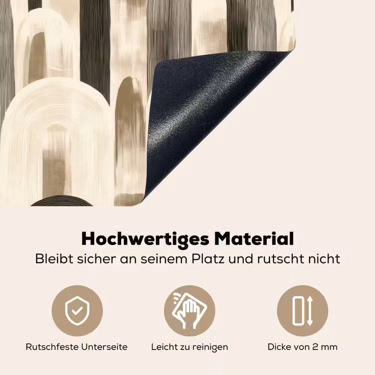 Abstract - Patroon - Bogen Inductie beschemer met haakjes klein 777 -ky-onderkant-de