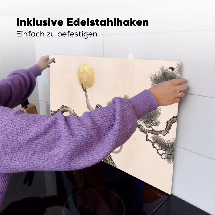 Aap - Maan - Goud Inductie beschemer met haakjes klein -ky-ophangen-de