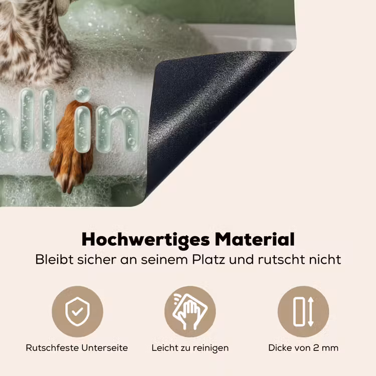 Soak it all in - Hond - Bad Inductie beschemer met haakjes klein -ky-onderkant-de