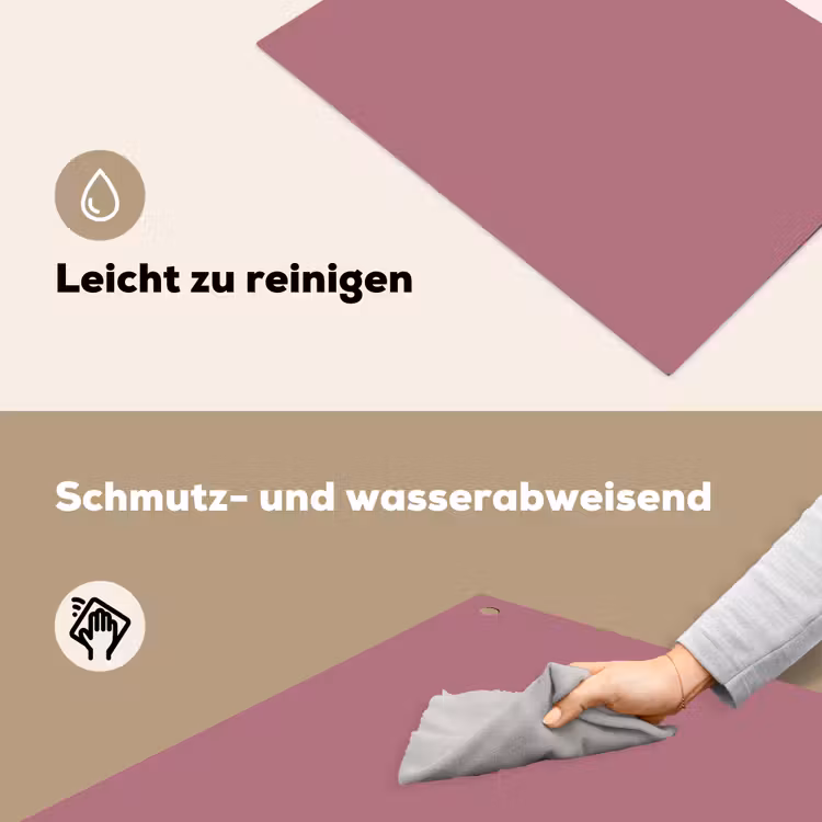 Antique - Mauve - Roze Inductie beschemer met haakjes klein 777 -ky-schoon-de