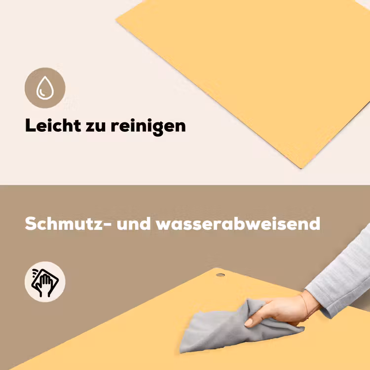 Apricot - Ice - Oranje Inductie beschemer met haakjes klein 777 -ky-schoon-de