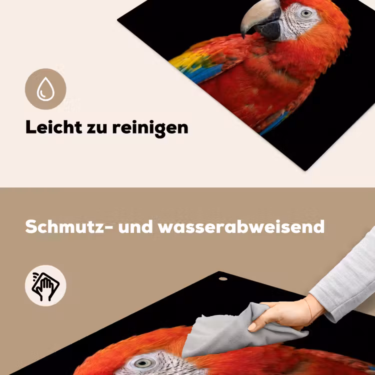 Ara - Portret - Rood Inductie beschemer met haakjes klein -ky-schoon-de