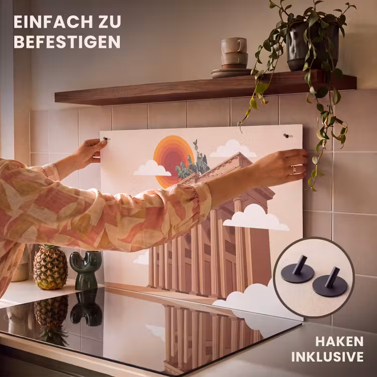 Architectuur - Brandenburg - Berlijn - Zonsondergang - Historisch Inductie beschemer met haakjes klein -ky-ophangen-de