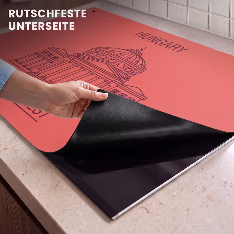 Architectuur - Boekarest - Stedelijk - Lijntekening - Rood Inductie beschemer met haakjes klein -ky-onderkant-de