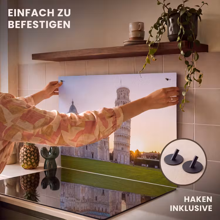 Architectuur - Toren - Pisa - Italië - Zonsondergang Inductie beschemer met haakjes klein -ky-ophangen-de