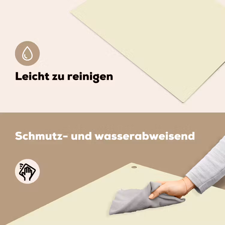 Arctic - Daisy - Nude Inductie beschemer met haakjes klein 777 -ky-schoon-de
