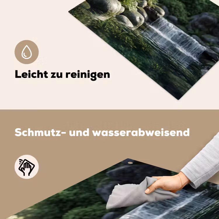 Beek - Waterval - Natuur - Groen Inductie beschemer met haakjes klein -ky-schoon-de