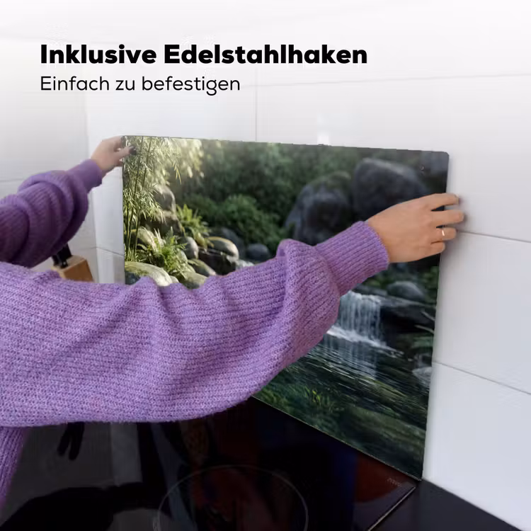 Beek - Waterval - Natuur - Groen Inductie beschemer met haakjes klein -ky-ophangen-de