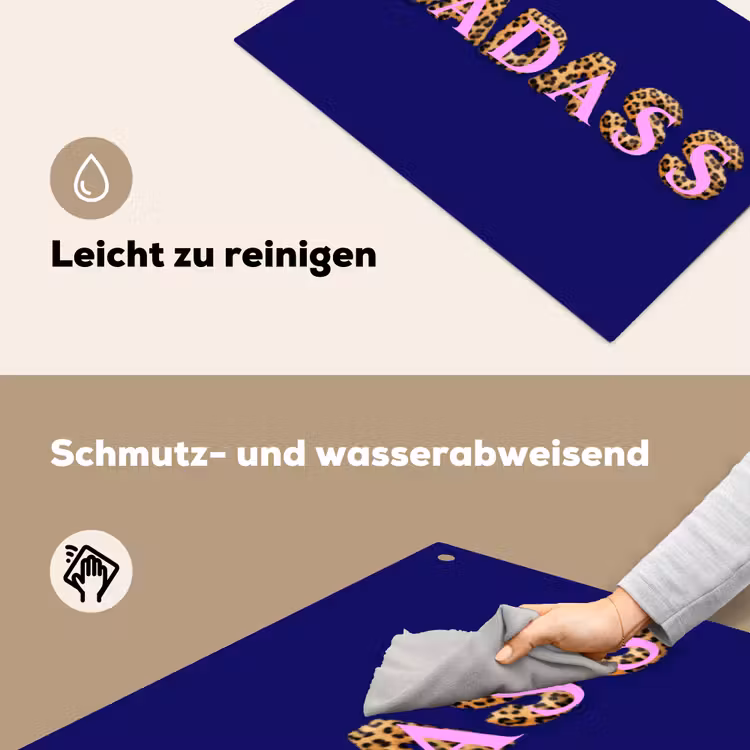 Badass - Panterpint - Schaduw - Roze Inductie beschemer met haakjes klein -ky-schoon-de