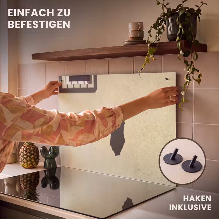 Badpak - Schaduw - Muur - Zomer - Minimalistisch Inductie beschemer met haakjes klein -ky-ophangen-de