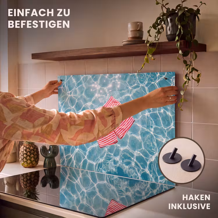 Zwemkleding - Gestreept - Water - Zomer - Rood-wit Inductie beschemer met haakjes klein -ky-ophangen-de