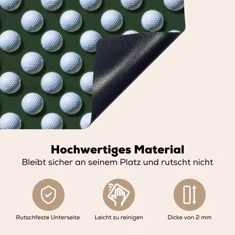 Ballen - Golf - Groen Inductie beschemer met haakjes klein 777 -ky-onderkant-de