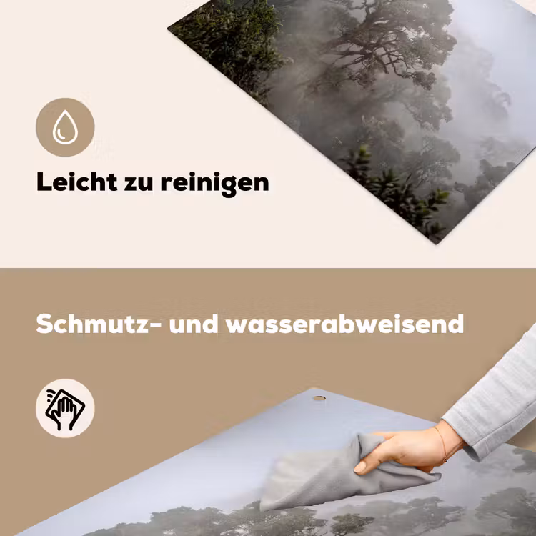 Boom - Mistig - Bos - Groen - Natuur Inductie beschemer met haakjes klein -ky-schoon-de