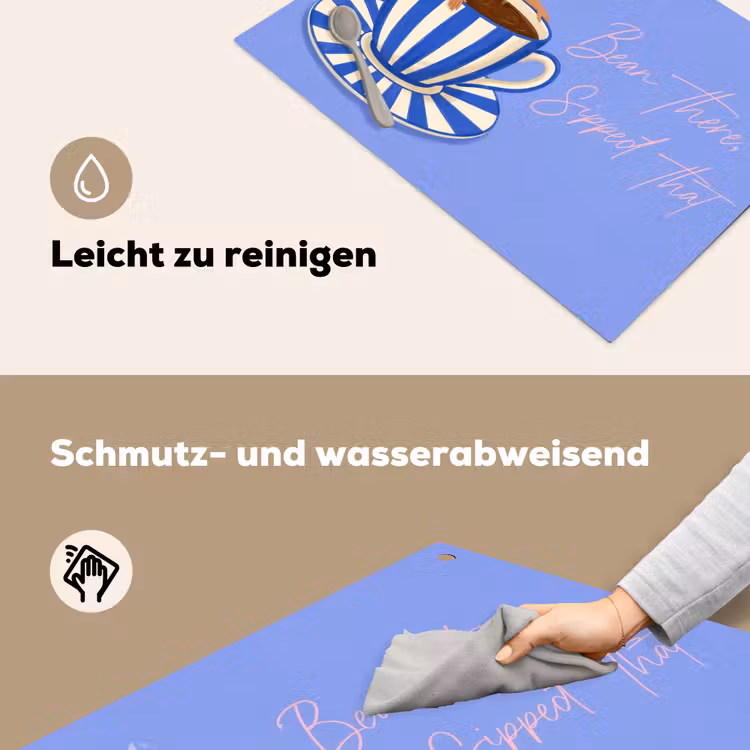 Mok - Koffie - Vrouw - Paars Inductie beschemer met haakjes klein -ky-schoon-de