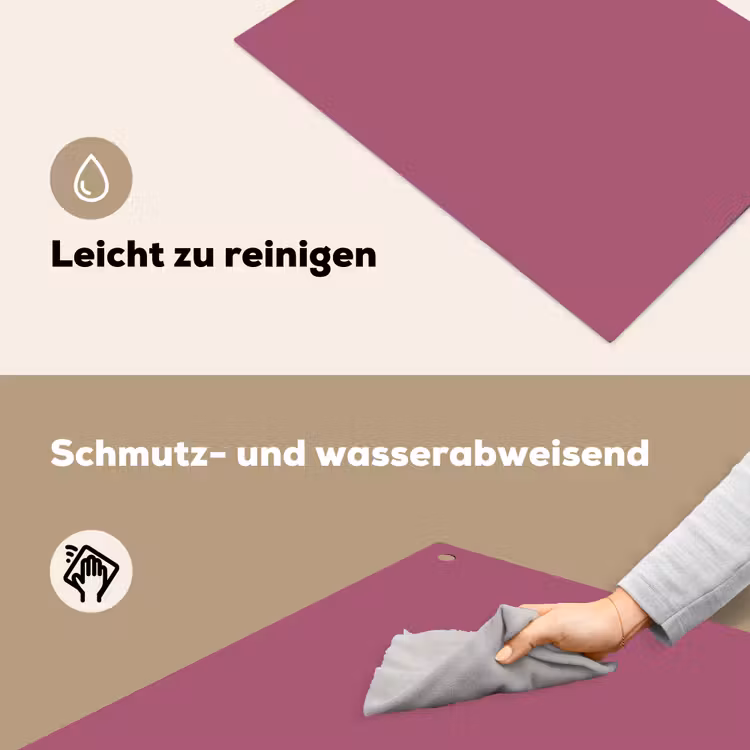 Berry - Roze -Pink Inductie beschemer met haakjes klein 777 -ky-schoon-de