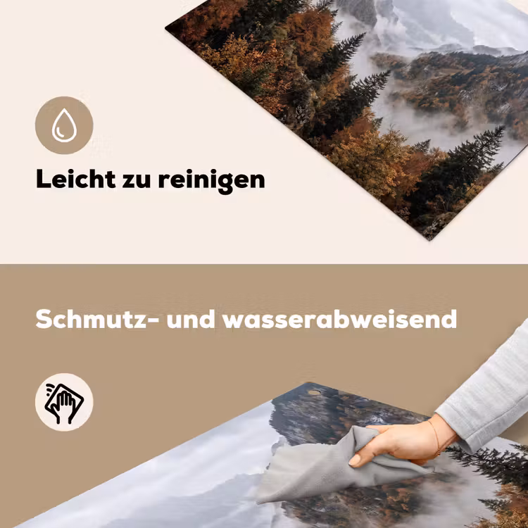 Bergen - Vallei - Mist - Herfst - Natuur Inductie beschemer met haakjes klein -ky-schoon-de