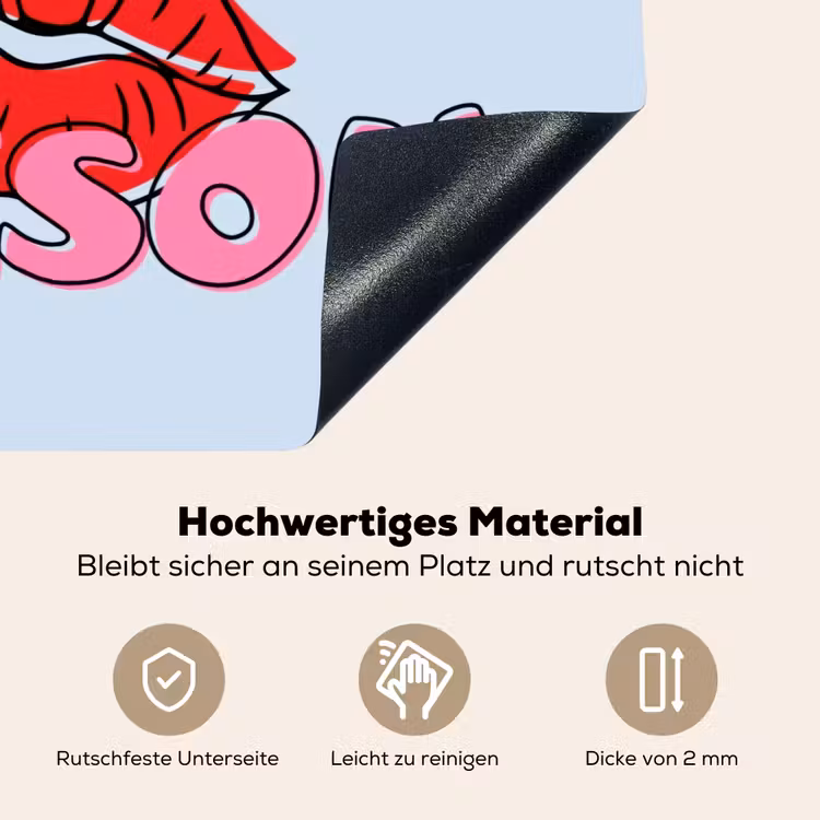 Bisou - Blauw - Roze - Lippen Inductie beschemer met haakjes klein -ky-onderkant-de
