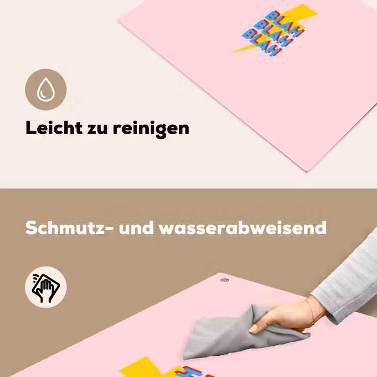 Blah - Bliksem - Roze Inductie beschemer met haakjes klein -ky-schoon-de