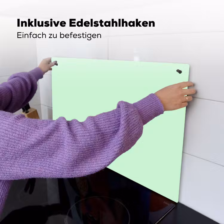 Pale - Mint - Groen Inductie beschemer met haakjes klein 777 -ky-ophangen-de