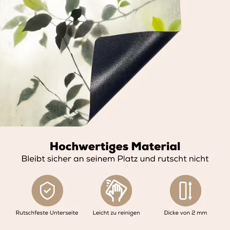 Blad - Schaduw - Natuur - Abstract - Groen Inductie beschemer met haakjes klein -ky-onderkant-de
