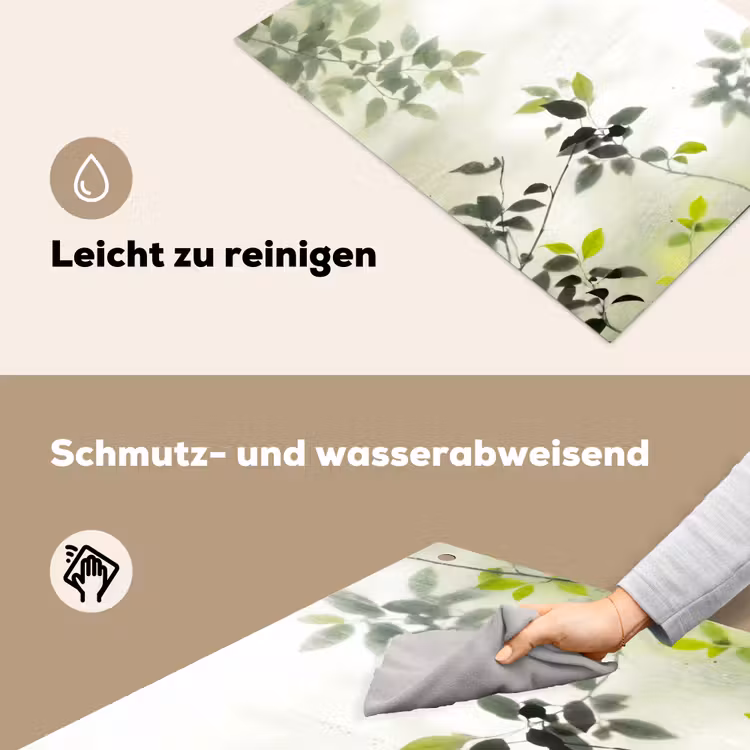 Blad - Schaduw - Natuur - Abstract - Groen Inductie beschemer met haakjes klein -ky-schoon-de