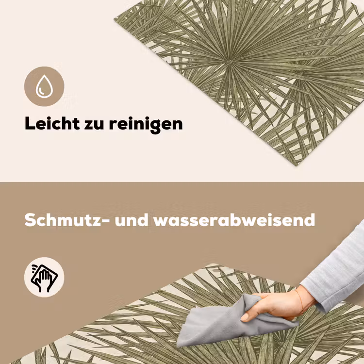Blad - Tropisch - Patroon - Natuur - Groen Inductie beschemer met haakjes klein -ky-schoon-de