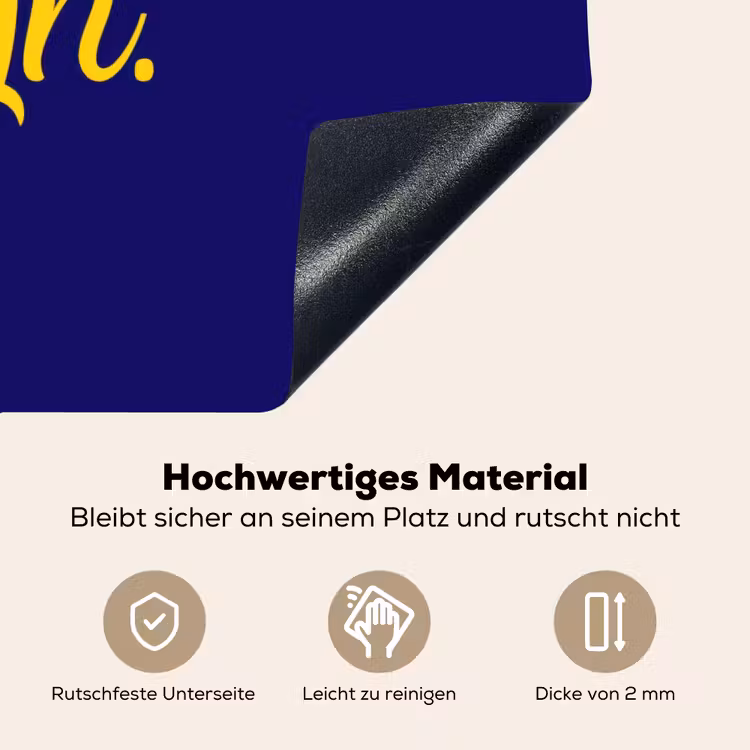 Blauw - Geel - Fijn Inductie beschemer met haakjes klein -ky-onderkant-de