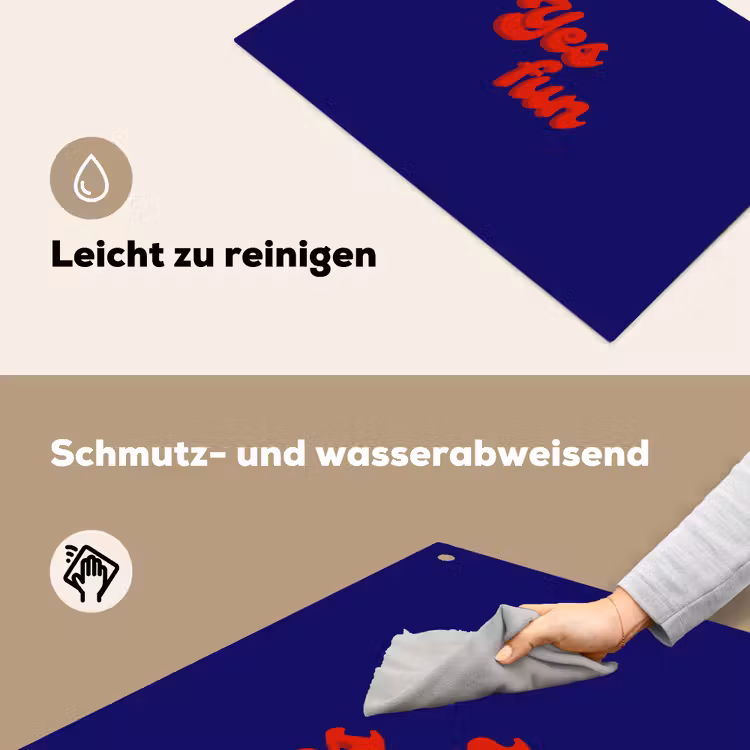 Blauw - Rood - Yes fun - 3D Inductie beschemer met haakjes klein -ky-schoon-de
