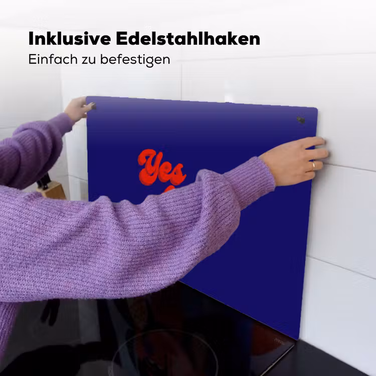 Blauw - Rood - Yes fun - 3D Inductie beschemer met haakjes klein -ky-ophangen-de