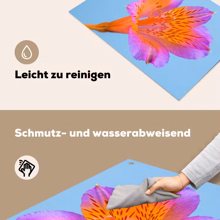 Bloem - Detail - Kleurrijk Inductie beschemer met haakjes klein -ky-schoon-de