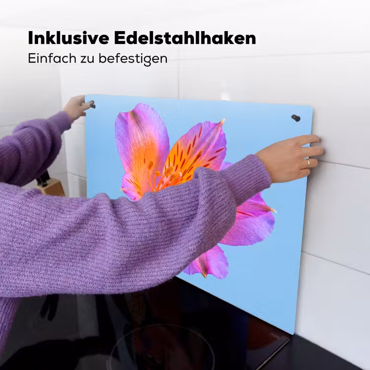 Bloem - Detail - Kleurrijk Inductie beschemer met haakjes klein -ky-ophangen-de