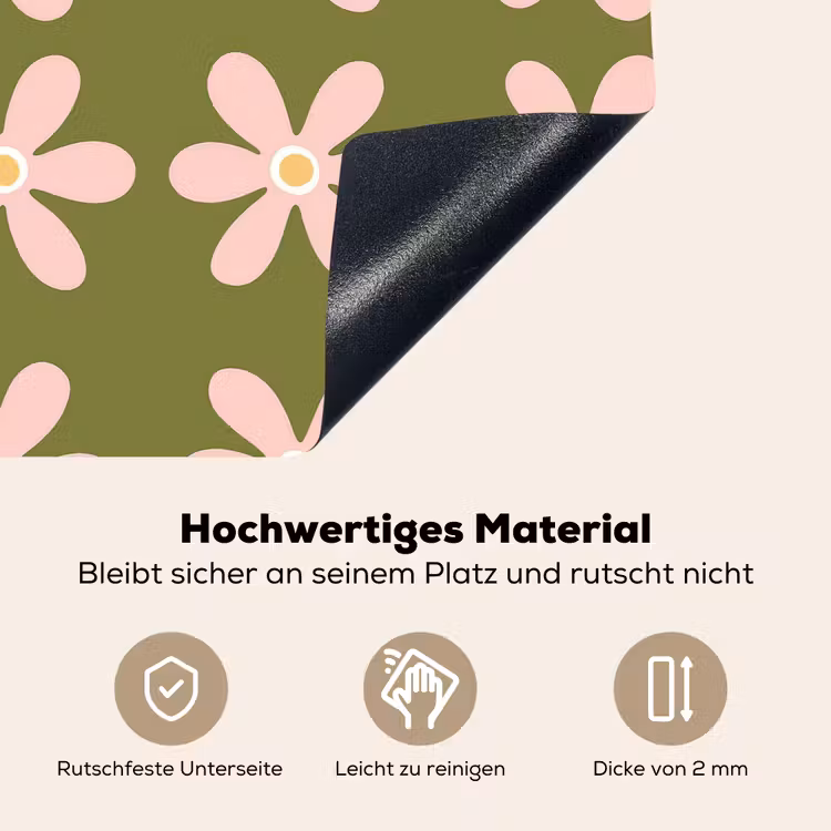Bloem - Modern - Groen Inductie beschemer met haakjes klein 777 -ky-onderkant-de