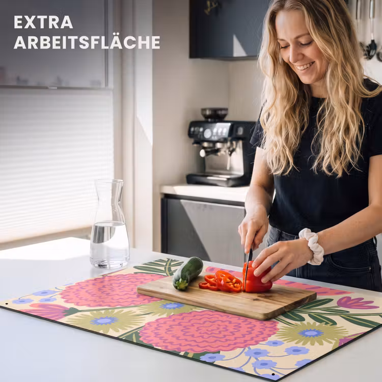Bloemen - Boeket - Natuur - Abstract - Roze Inductie beschemer met haakjes klein -ky-usp-de