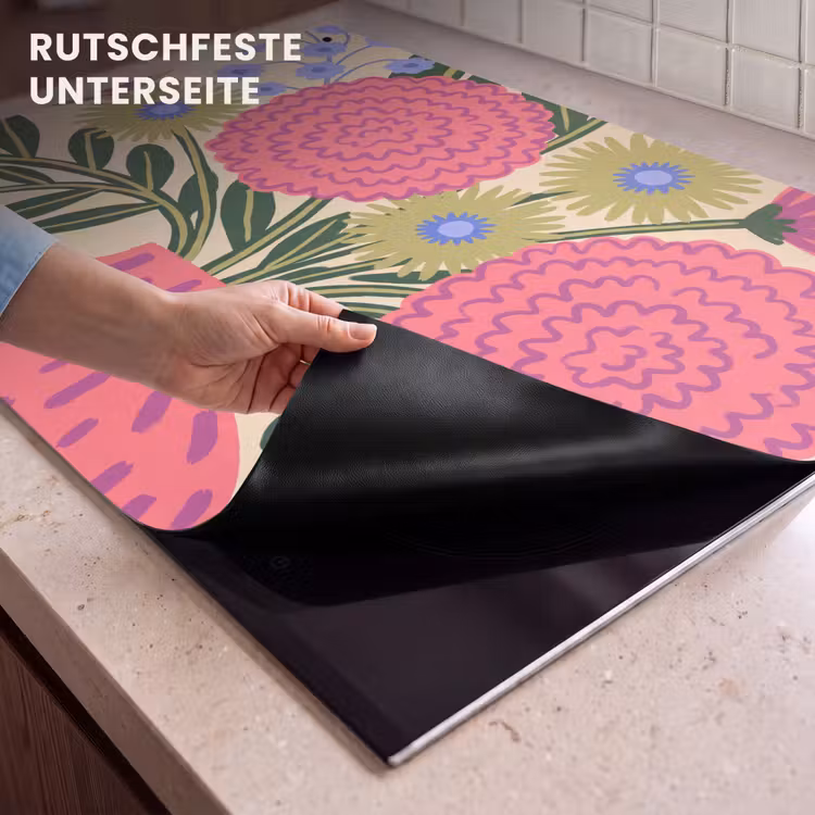 Bloemen - Boeket - Natuur - Abstract - Roze Inductie beschemer met haakjes klein -ky-onderkant-de