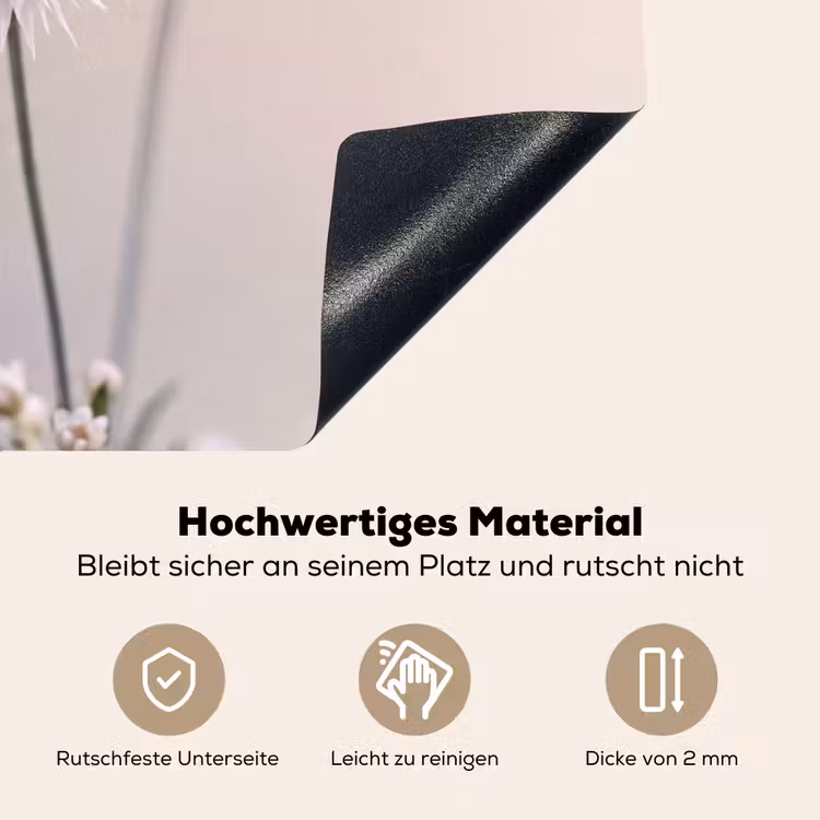 Bloemen - Bollen - Roze Inductie beschemer met haakjes klein -ky-onderkant-de