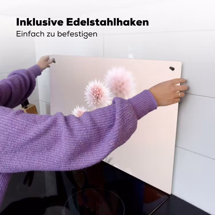 Bloemen - Bollen - Roze Inductie beschemer met haakjes klein -ky-ophangen-de